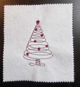 Stickdatei Tannenbaum Spirale